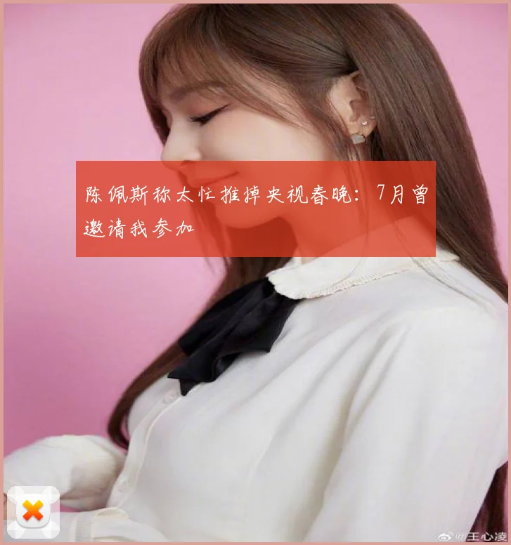 陈佩斯称太忙推掉央视春晚：7月曾邀请我参加
