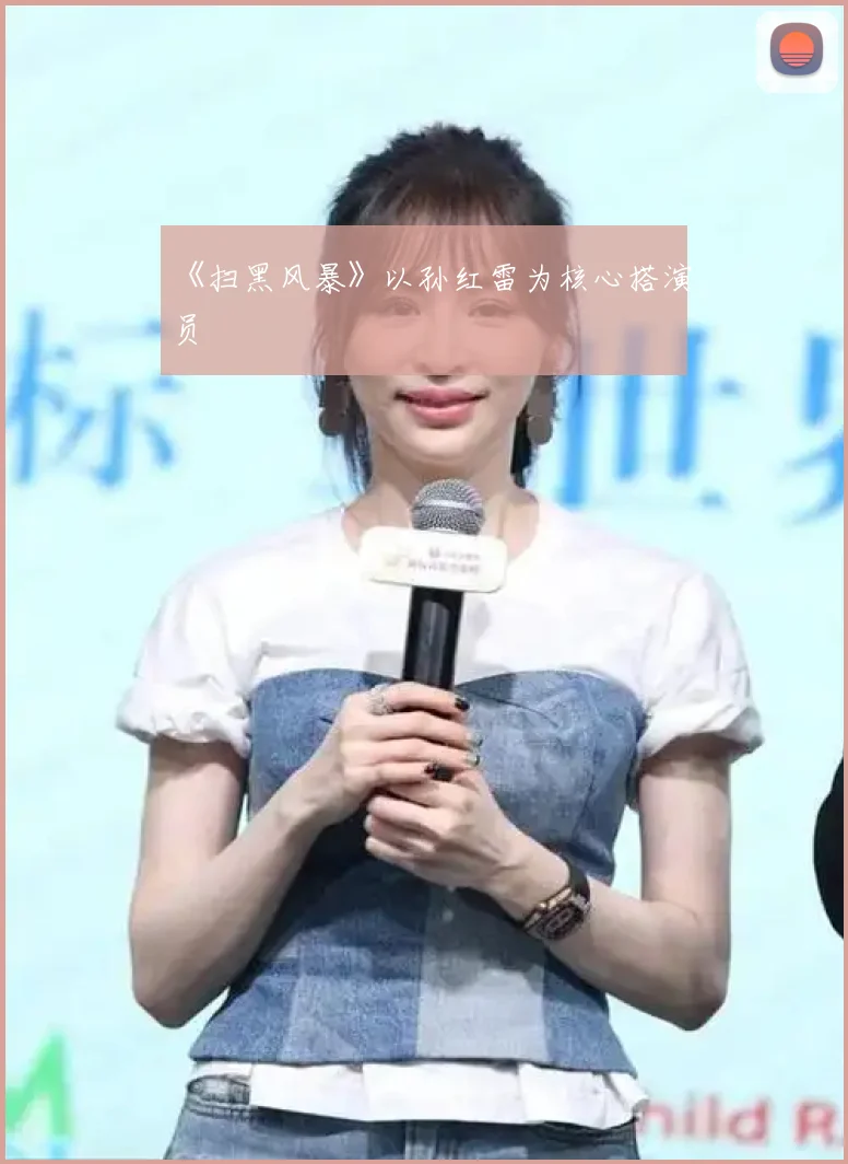《扫黑风暴》以孙红雷为核心搭演员