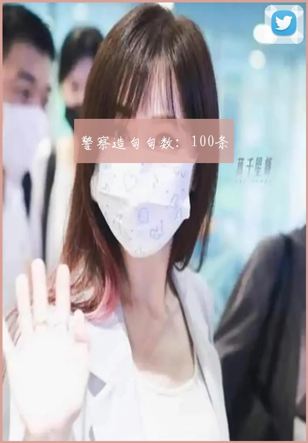 警察造句句数：100条