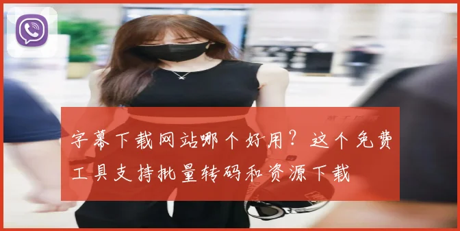 字幕下载网站哪个好用？这个免费工具支持批量转码和资源下载