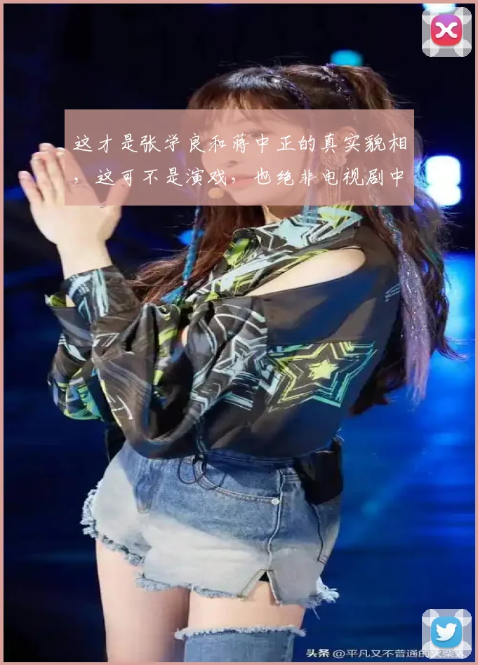 这才是张学良和蒋中正的真实貌相，这可不是演戏，也绝非电视剧中